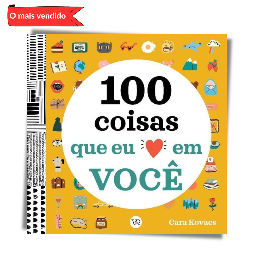 Livro dia dos namorados - 100 Coisas que eu Amo em Você