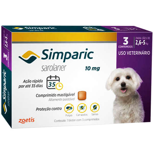 Simparic para Cães - Antipulgas