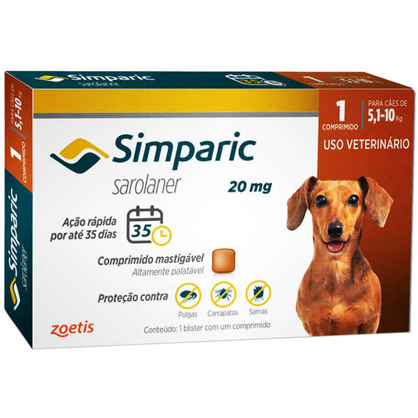 Simparic para Cães - Antipulgas