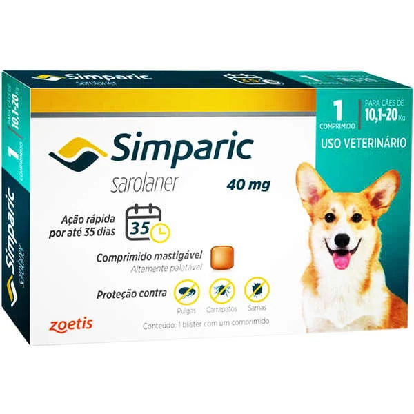 Simparic para Cães - Antipulgas