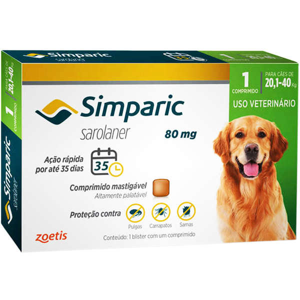 Simparic para Cães - Antipulgas